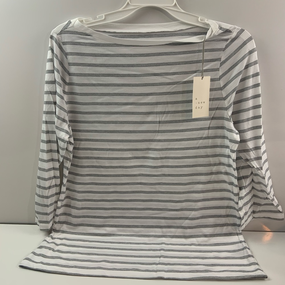 NWT Medium striped top